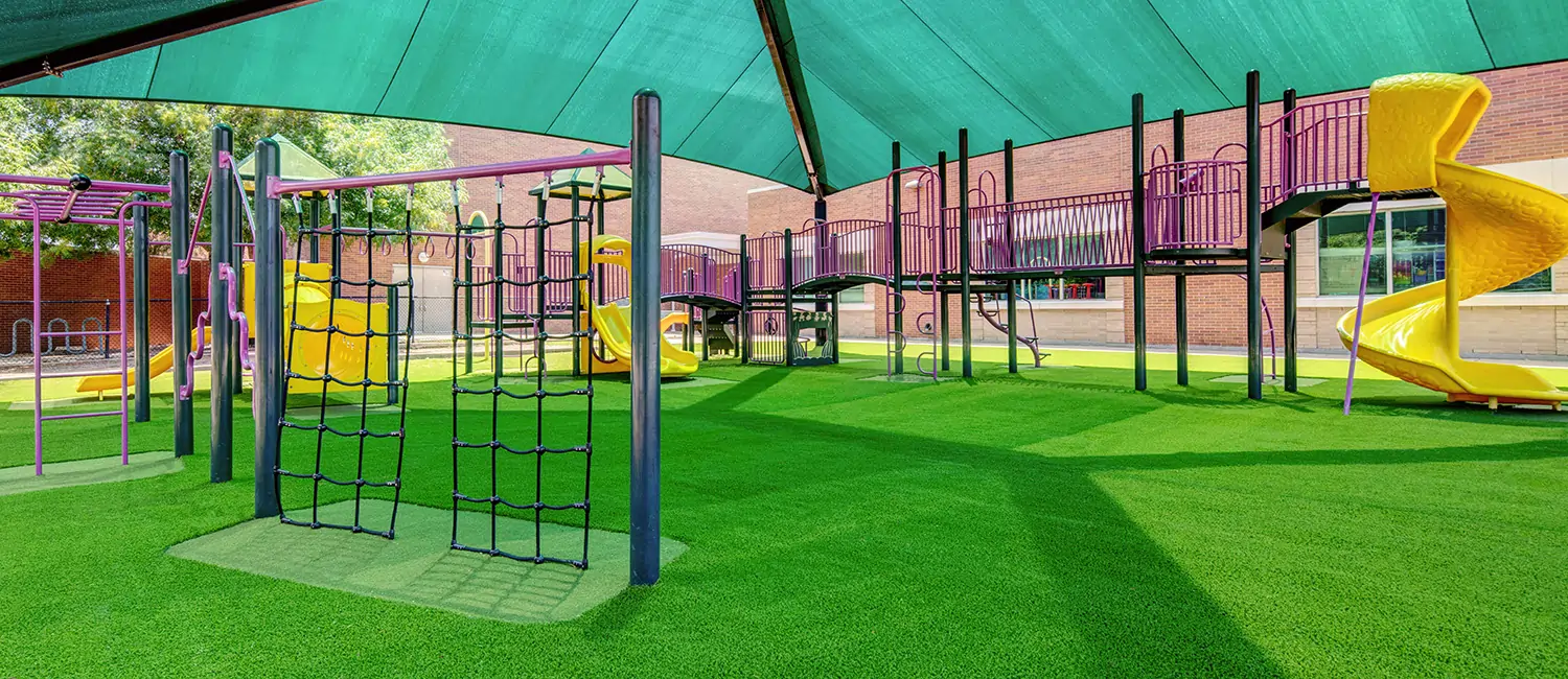 Playground Turf Installation in Roman Forest, TX